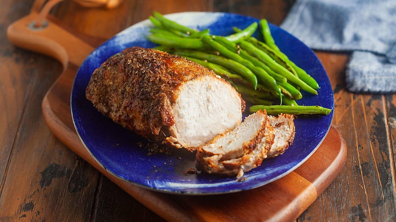 how long to cook pork loin in an air fryer